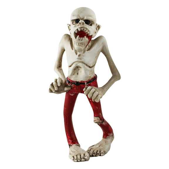 Halloween Decorations, Scary Zombie Statue Resin Mummy Figurines Horror Halloween Ornaments for Bookshelf Table Decor