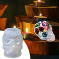 thumbnail image 1 of Halloween Decorations Skull Candle Molds Skull Head Silicone Mold for Resin Casting,DIY Craft,Candle Wax Making,Halloween Home Decor DIY Craft, 1 of 5