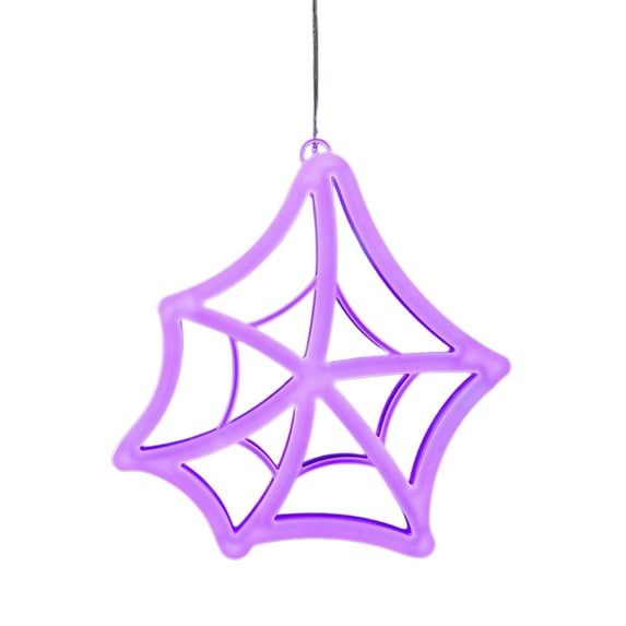 Halloween Decorations, Spider Ghost Web Wall Neon Signs, Cute Vintage LED Lights for Windows Wall Party Home Garden Decor