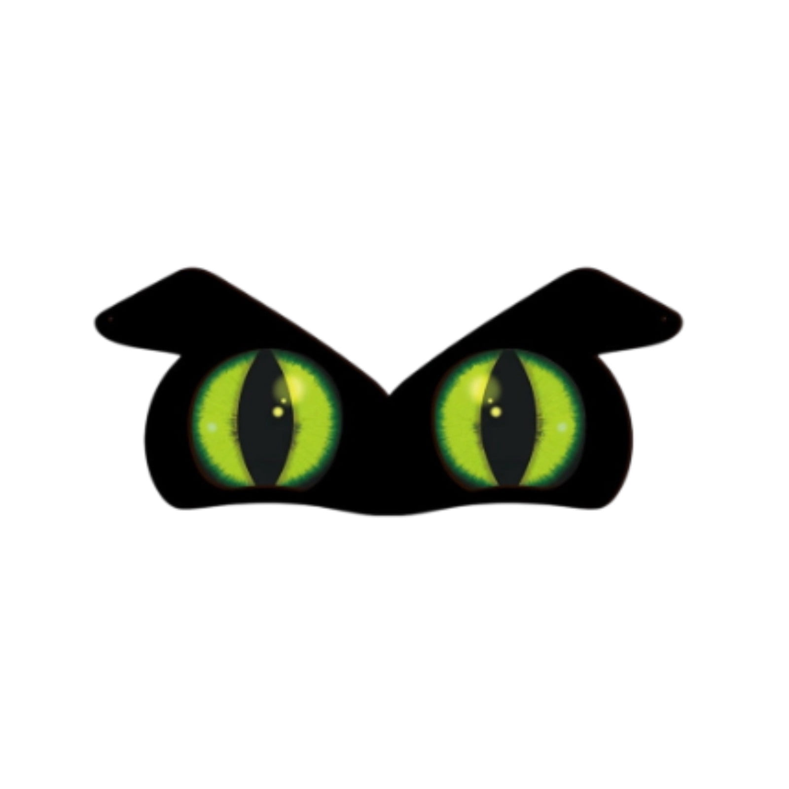 BcTec Large Spooky Halloween Eye Lights - 20" Wooden Glowing Eyes With 7 Colors, USB/Battery - Window Decor