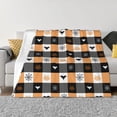 thumbnail image 1 of Halloween Decorations Throw Blanket for Couch, spider web bat halloween Halloween Blanket Fuzzy Throw Blanket, Halloween Decor Cuteness Plush Flannel Blanket & Throws, 1 of 7