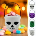 thumbnail image 1 of Halloween Decorations Trick Or Treat Bucket, Sturdy Halloween Candy Bucket, Portable Plastic Pumpkin Bucket For Halloween Decorations Outdoor & Indoor, Mini Pumpkin Bucket, 1 of 7