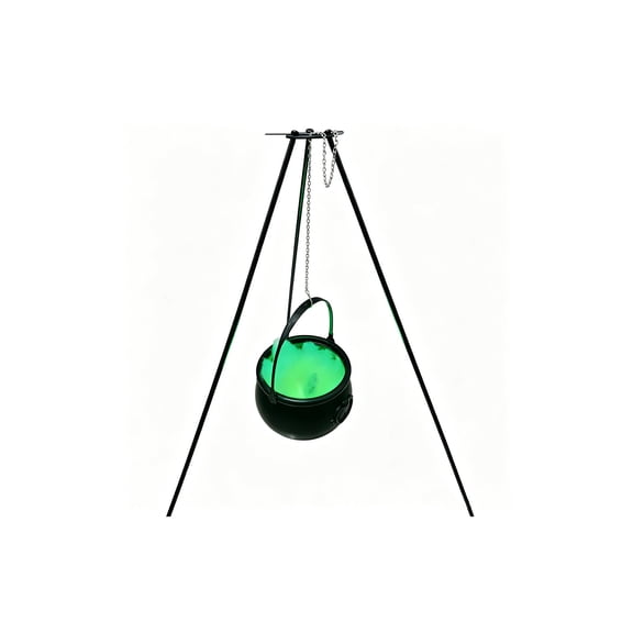Halloween Decorations Tripod With Large Witchs Cauldron Halloween Decoration Ornament And Holiday Prop