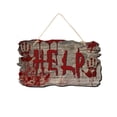 thumbnail image 1 of Halloween Decorations Welcome Sign for Front Door Horror Movie Characters Welcome Sign 5.5 × 10 inch Scary Halloween Decorations Indoor Outdoor Halloween Door Sign Bathroom Window Wall decor, 1 of 2