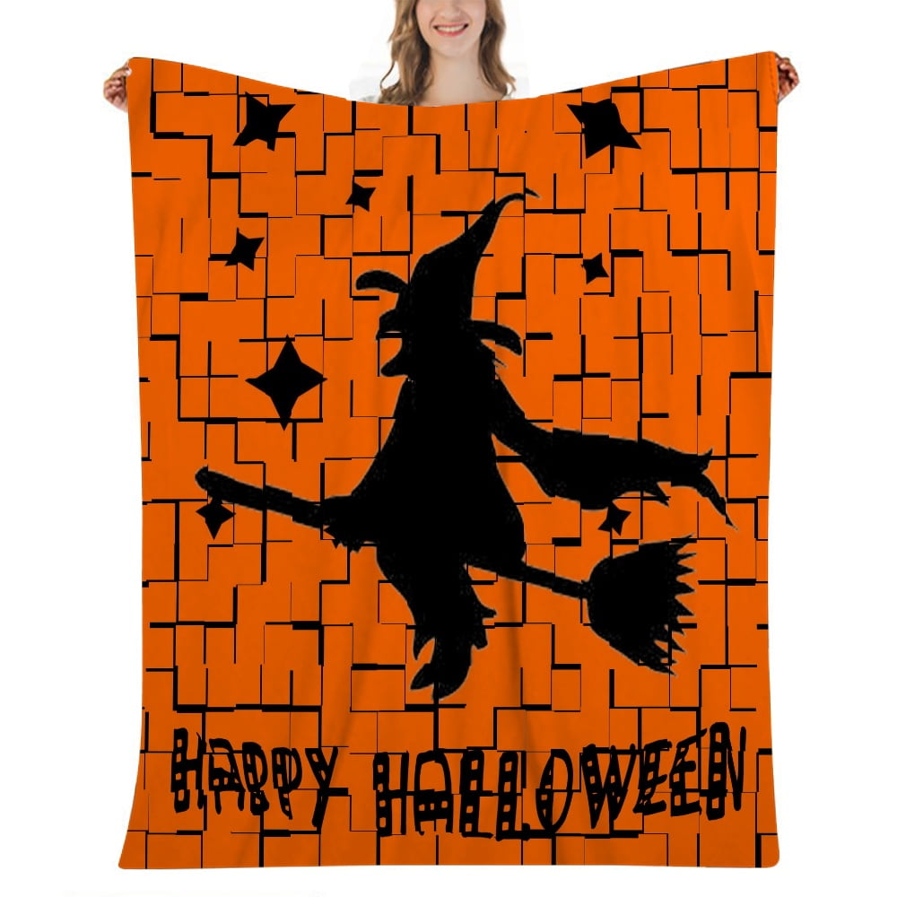 Halloween Decorative BlanketDevil Satanic Blanket for Bedroom