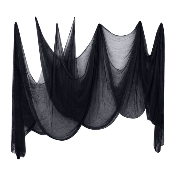Halloween Decorative Gauze Cloth 2 15 x 5 m Stretchy Mesh Fabric for Party Scene Wall Door Table Mantel and Props