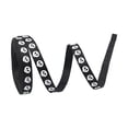 thumbnail image 1 of Halloween Decorative Ribbon – Spooky Holiday Wired Edge Trim For Diy Crafts, Costume Accessories, Gift Wrapping, Party Halloween Decorations Event Supplies 354.33" New, 1 of 4
