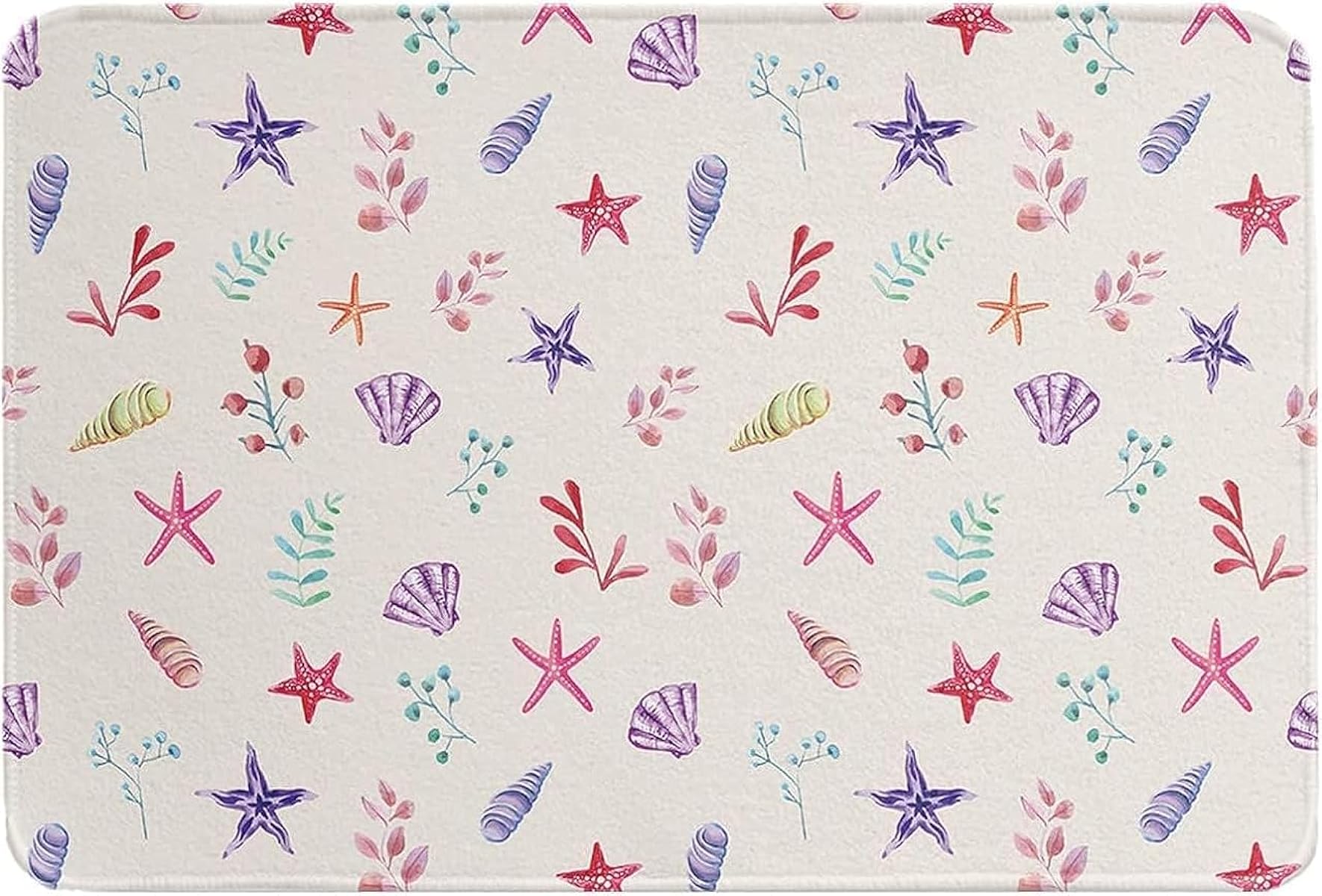 Halloween Decore Doormat Spring Floral Botanical Summer Beach Colorful