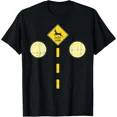 thumbnail image 1 of Halloween Deer Crossing Headlights Costume Men Women Kids T-Shirt, 1 of 8