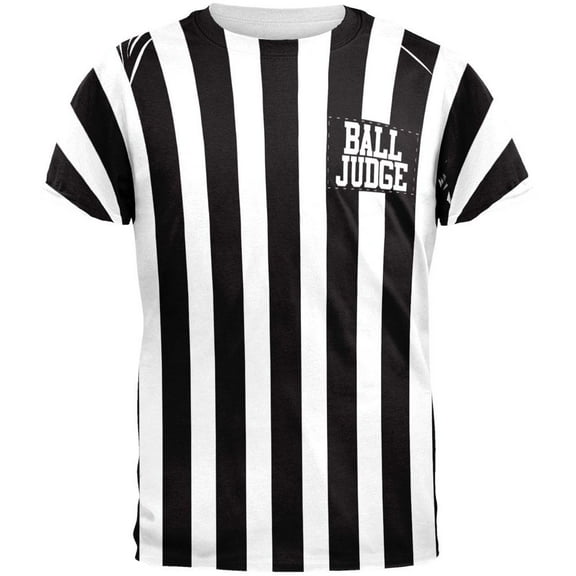Halloween Deflategate Ball Referee Costume All Over Adult T-Shirt - Large
