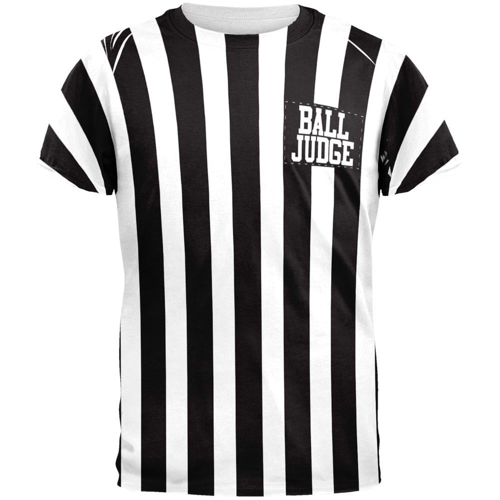Halloween Deflategate Ball Referee Costume All Over Adult T-Shirt - Small
