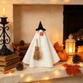 thumbnail image 1 of Halloween Desk Set 7in Mini Outfit with Ghost Cape and Witch Hat for Tabletop Figurines Spooky Cute Office Decor Display Items Props Collections Extras Special Edition Deluxe Pack, 1 of 6