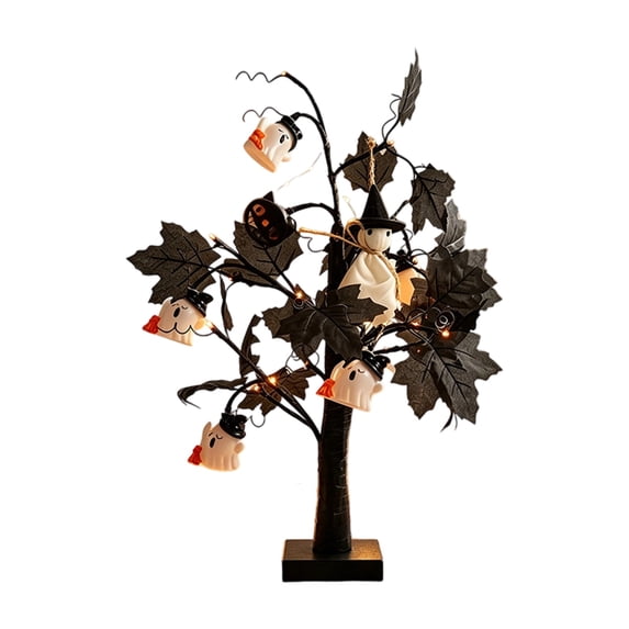 Halloween Desktop Light Up Ornament For Seasonal Tabletop Figurine Cozy Ambient Lighting For Home