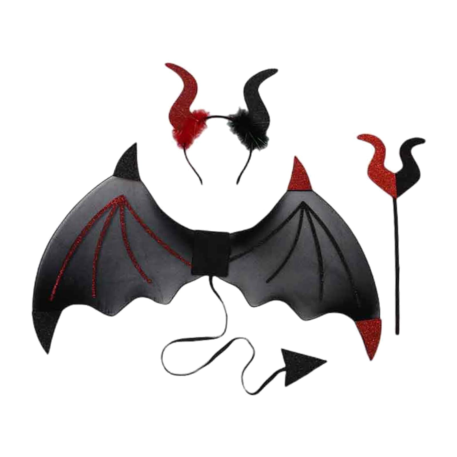 Halloween Devil Costume Set 3Pcs with Devil for Children's Day Cosplay