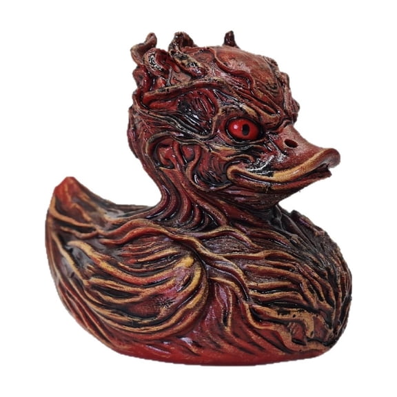 Halloween Devil Decor Resin Gothic Desk Figurine Halloween Theme Resin Construction Detailed Sculpted Finish