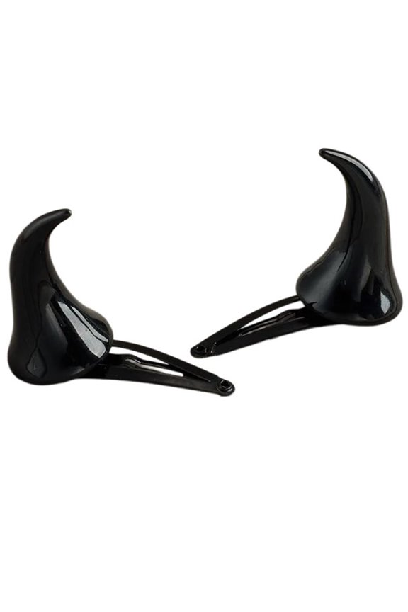 Halloween Devil Hair Clip Devil Horn Ear Barrettes Headpiece Hair Pins Hairpins Hairclip Party Decors Cosplay Costumes
