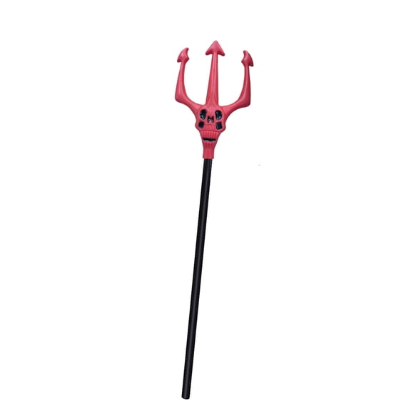 Halloween Devil Weapons Toy Props Plastic Pitchfork Fake Weapon for Halloween Props Party Decoration Halloween Costume Accessories, B