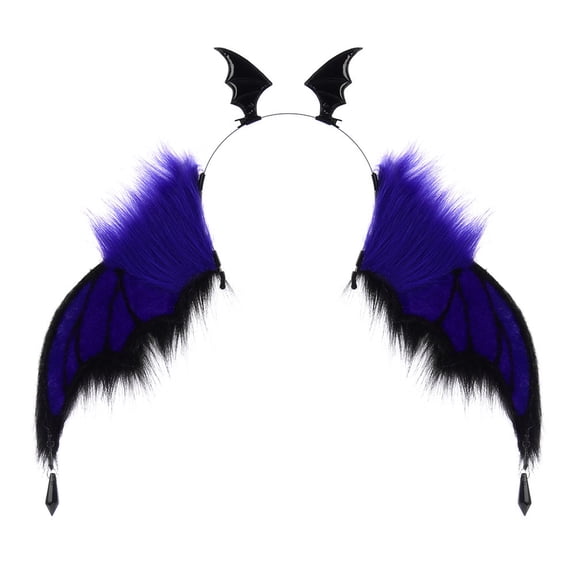 Halloween Devil Wing Headband, Dark Little Devil Headpiece for Parties, Photo Props, Gothic Style, and Cosplay Accessories, Versatile Halloween Costume Prop