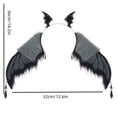 thumbnail image 1 of Halloween Devil Wing Headband, Red Black Dark Little Devil Headpiece, 12.6x14.2 Inch Party Photo Prop, 1 of 5