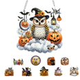 thumbnail image 1 of Halloween Diamond Art Hanging Kits for Adults Beginners - 5D Pumpkin DIY Acrylic Diamond Painting Ornament with Special Shaped Crystal Gems,Home Wall Decor & Craft Gift for Fall,9 Styles(A), 1 of 7