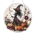 thumbnail image 1 of Halloween Diamond Art Hanging Kits for Adults Beginners, DIY Acrylic Special Shaped Crystal Diamond Gem Art Painting Hanging Ornament for Home Wall Decor and Gift, 1 of 9