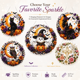thumbnail image 1 of Halloween Diamond Art Hanging Kits for Adults Beginners, DIY Crystal Gem Painting Hanging Ornament, 5D Diamond Art Craft Kit for Halloween Decorations Gift, 1 of 6
