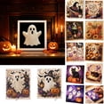 thumbnail image 1 of Halloween Diamond Art Kit 5D Pearl Rhinestone Mummy Painting Plastic Mixed Pearl for Fall Home Decor Wall Art Crafts Seasonal Gifts by MPOISVA, 1 of 7