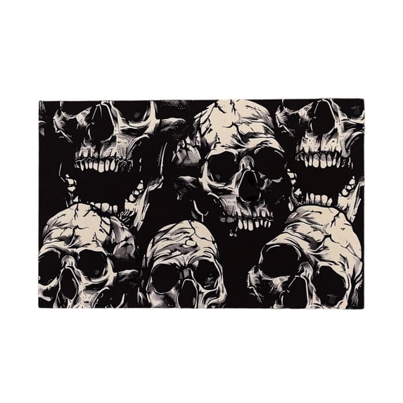 Halloween Diatomite Doormat, Non-Slip Rubber Backing Entrance Mat, Super Absorbent Quick Dry Mud Dirt Trapper for Front Porch Indoor Outdoor Home Decor