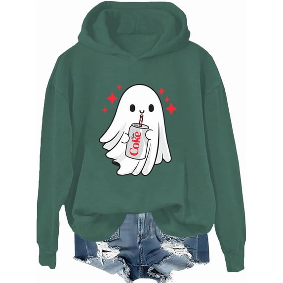 Halloween Diet Coke Ghost Hoodie Coke Ghost Shirt Funny Cute Skeleton Coke Sweatshirt