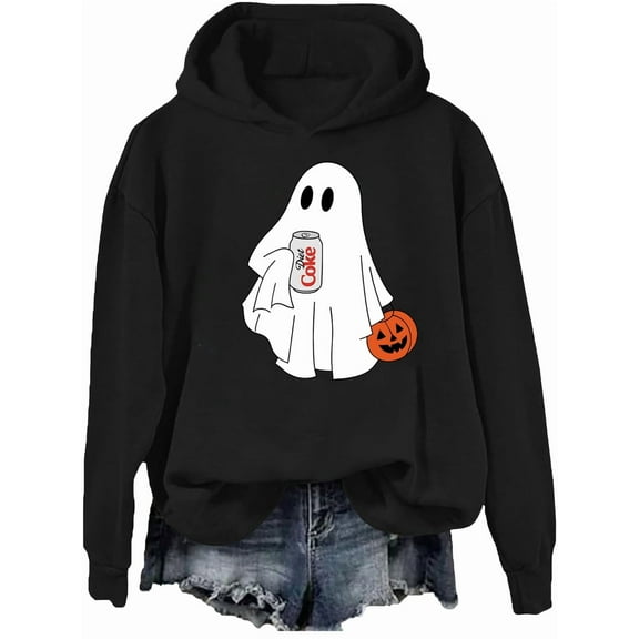 Halloween Diet Coke Ghost Hoodie, Diet Coke Ghost Sweatshirt Coke Lover Pullover Shirts