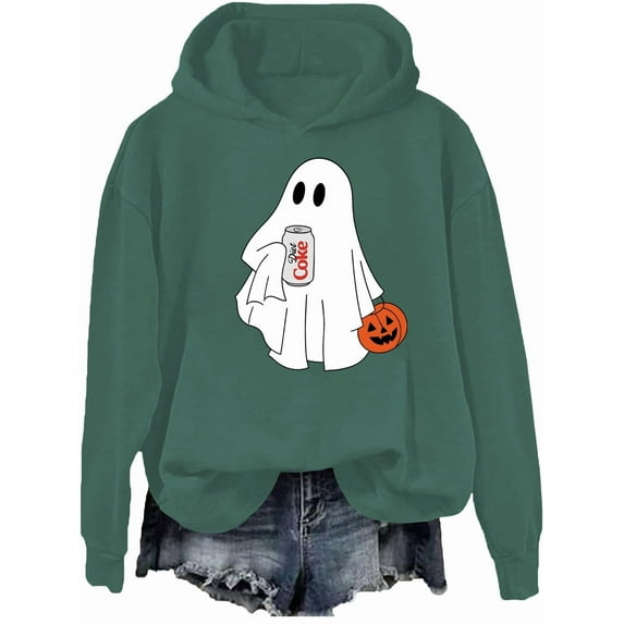 Halloween Diet Coke Ghost Hoodie, Diet Coke Ghost Sweatshirt Coke Lover Pullover Shirts