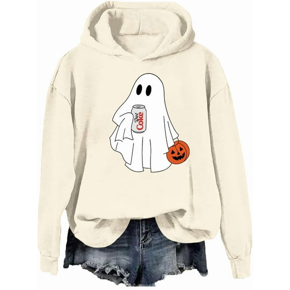 Halloween Diet Coke Ghost Hoodie, Diet Coke Ghost Sweatshirt Coke Lover Pullover Shirts