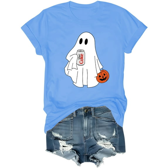 Halloween Diet Coke Ghost Shirt Diet Coke Ghost Tshirt Coke Lover T Shirt Funny Halloween Tops