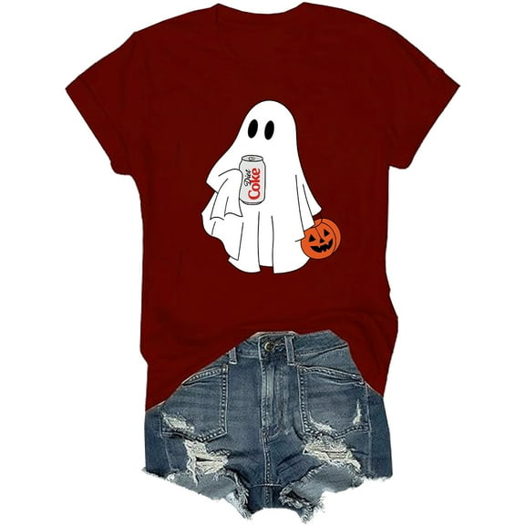 Halloween Diet Coke Ghost Shirt Diet Coke Ghost Tshirt Coke Lover T Shirt Funny Halloween Tops