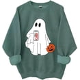thumbnail image 1 of Halloween Diet Coke Ghost Sweatshirt, Diet Coke Ghost Shirt Coke Lover Crewneck Tops, 1 of 7