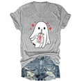 thumbnail image 1 of Halloween Diet Coke Ghost V Neck Shirt Coke Ghost Tshirt Funny Cute Skeleton Coke Tops, 1 of 5