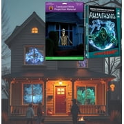 Halloween Digital Decoration DVD and Screen Kit includes AtmosfearFX Phantasms DVD + Reaper Bros 60 x 40 High Resolution Window Rear Projection Screen with mounting hardware