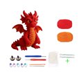 thumbnail image 1 of Halloween Dinosaur Crochet Kit, DIY Dragon Doll Crochet Set with Yarn, Hook, Craft Accessories and Filling Cotton, 1 of 9