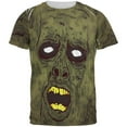 thumbnail image 1 of Halloween Dirty Ugly Zombie Face All Over Mens T Shirt Multi X-LG, 1 of 2