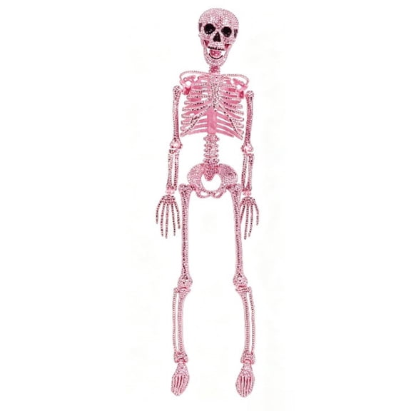 Halloween Disco Skelton Retro Party Decoration, Funky Skeleton Display Figure for Halloween Shelf, Entry Table, Office Desk, Bar Setup, Dance Theme Room, Photo Booth, and Seasonal Decor Accent