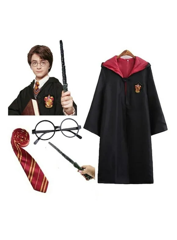Halloween Disfraz Capa Harry Potter Casas Hogwarts 4PCS