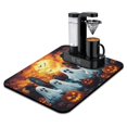 thumbnail image 1 of Halloween Dish Drying Mat Halloween Horror Pumpkin Ghost Bat Kitchen Drying Mat Absorbant Collapsible 18x24 Inch Dishes Plate Glass Dry Draining Pad for Dining Table Coffee Bar, 1 of 7
