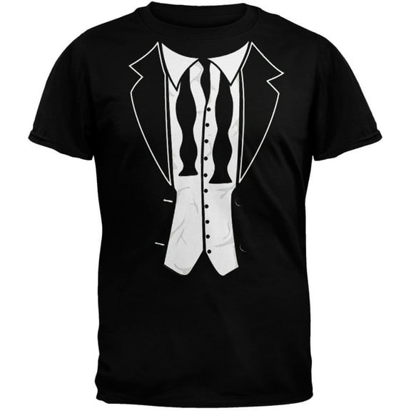 Halloween Disheveled Tuxedo T-Shirt - 2X-Large
