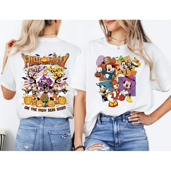 Halloween Disney Cruise 2025 Shirt, Disney Halloween T-Shirt, Spooky Cruise Sweatshirt, Halloween Disney Cruise Family Tee