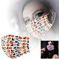 thumbnail image 1 of Halloween Disposable Printed Face Cover, Daily Use 3-Ply with Nose Wire Halloween Atmosphere Decoration Party Decoration, 1 of 6