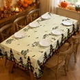 thumbnail image 1 of Halloween Disposable Tablecloth, Plastic Rectangular Table Cover, Waterproof Party Supplies for Indoor Outdoor Dining, Easy Cleanup Holiday Celebration, A, 1 of 6