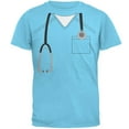 thumbnail image 1 of Halloween Doctor Scrubs Costume Sky Adult T-Shirt - 2X-Large, 1 of 1