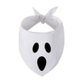 thumbnail image 1 of Halloween Dog Bandanas, Cute Ghost and Pumpkin Design, Halloween Pet Costume Accessories for Dogs and Cats Ghost, 1 of 6