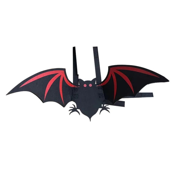 Halloween Dog Bat Wings Costume, Pet Halloween Cosplay Party Dress Up Costume for Small,Medium,Large Dogs and Cats(16Inch,F)