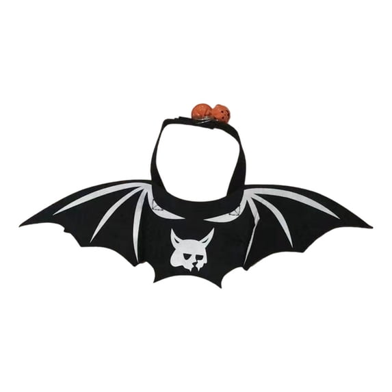 Halloween Dog Bat Wings Costume, Pet Halloween Cosplay Party Dress Up Costume for Small,Medium,Large Dogs and Cats(16Inch,I)